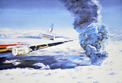 Eyjafjallaj&ouml;kull, (2010) oil on canvas, 78.7 x 55.1 inch, 200 x 140 cm
